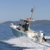 Vista posteriore dell'imbarcazione Tuccoli T210 SF Giannutri in mare aperto