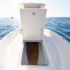 Vista frontale dell'imbarcazione Tuccoli T210 VM in mare aperto