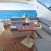 Panoramica della dinette dell'imbarcazione Tuccoli T440 Elba